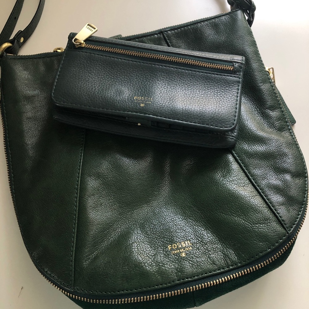 Fossil crossbody with matching Wallet